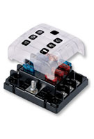 BEP Marine Contour 6-Way ATC Fuse Holder