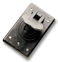 Marinco 12/24V Covered Trolling Motor Receptacle