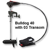 MotorGuide Bulldog Transom Mount Trolling Motors